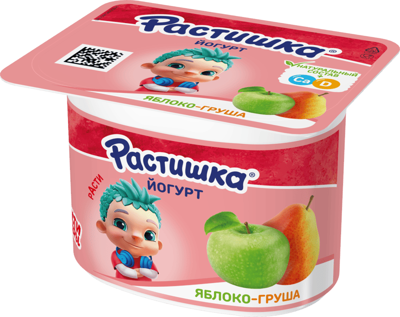 Йогурт яблоко-груша Растишка