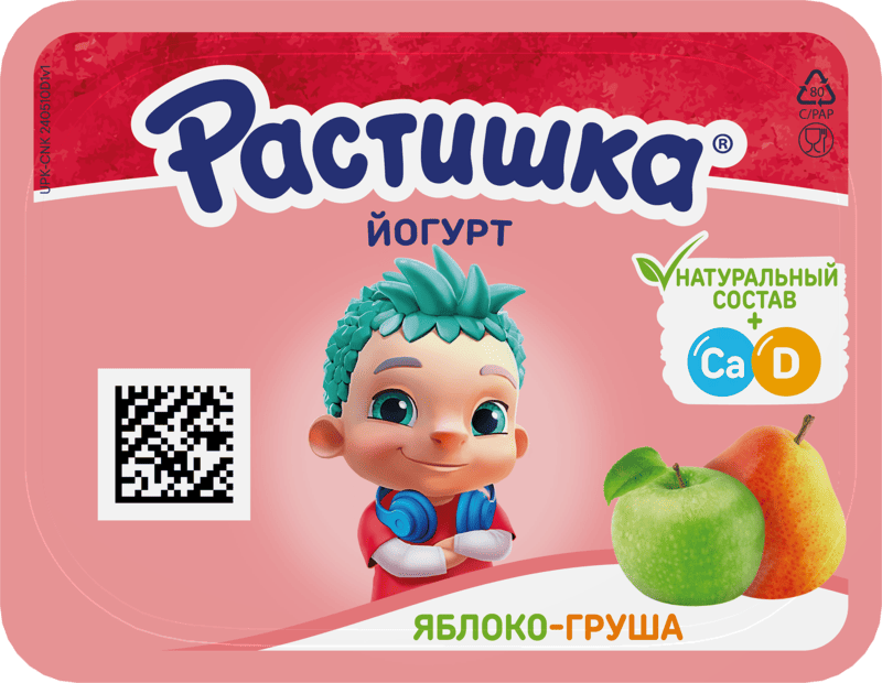 Йогурт яблоко-груша Растишка