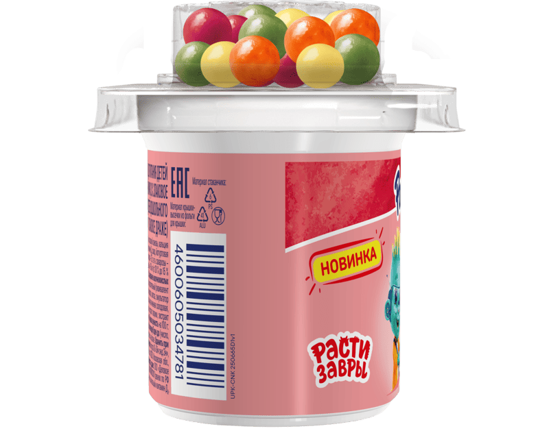 Состав детского йогурта с топпером