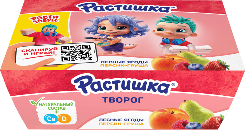 Детский творожок Растишка 6x45