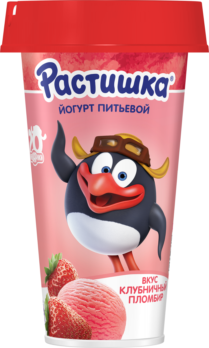 Питьевые йогурты Растишка для детей — состав, калорийность